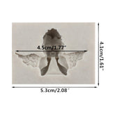 Molde Silicona Ángel Clásico